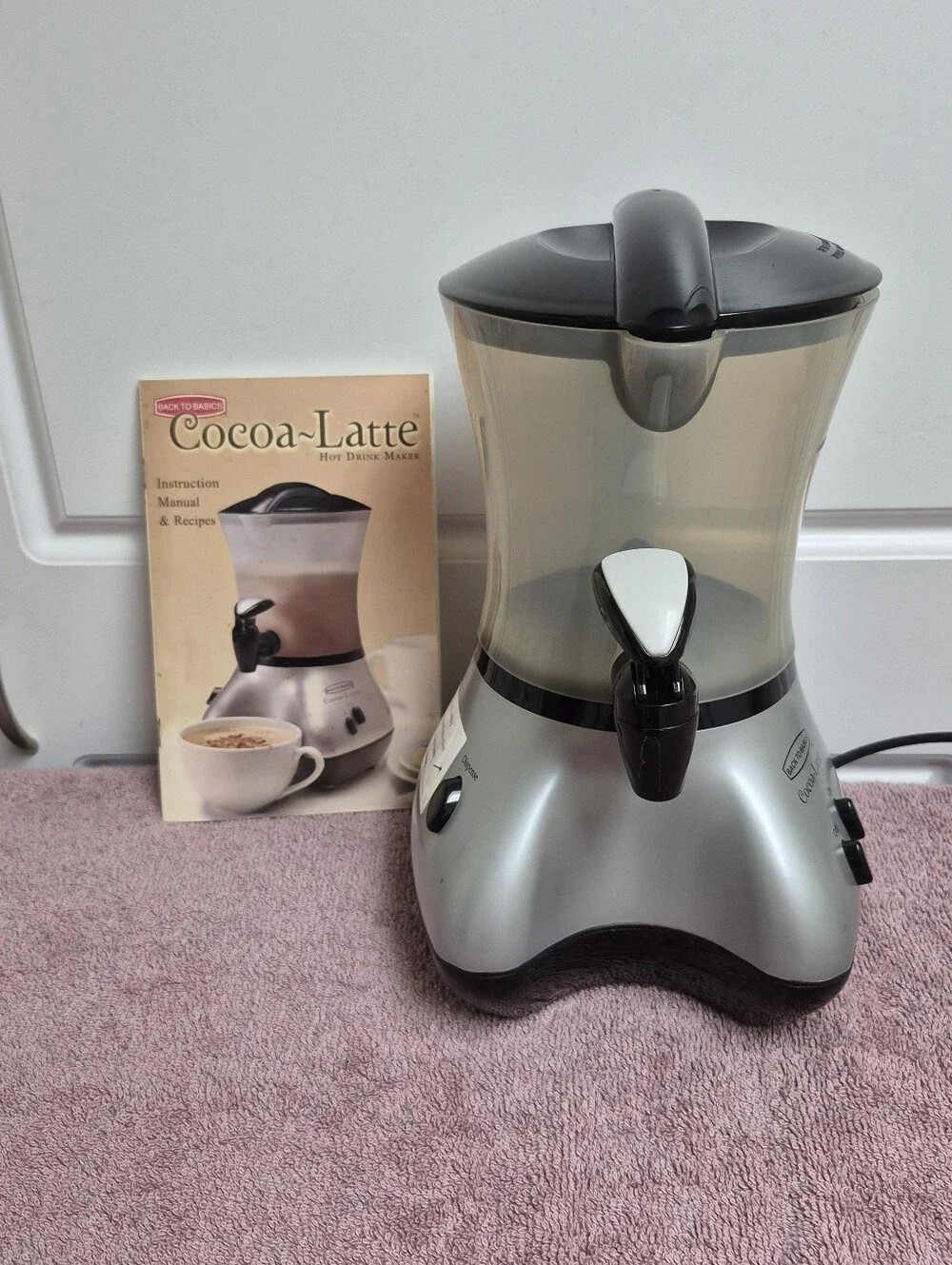 Back To Basics Cocoa Latte Hot Drink Maker CM300BR Works Perfect...